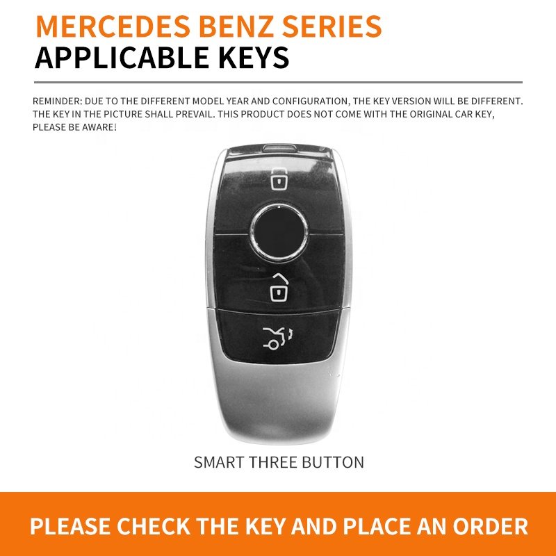 For Leather 2024 Protection Car Key Cover Mercedes