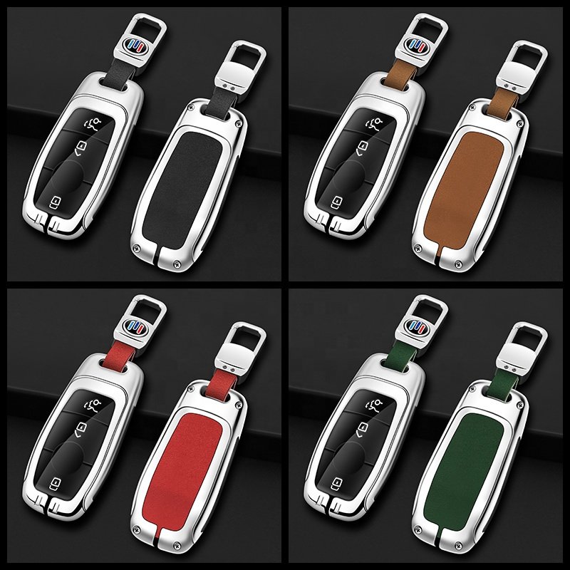 For Leather 2024 Protection Car Key Cover Mercedes