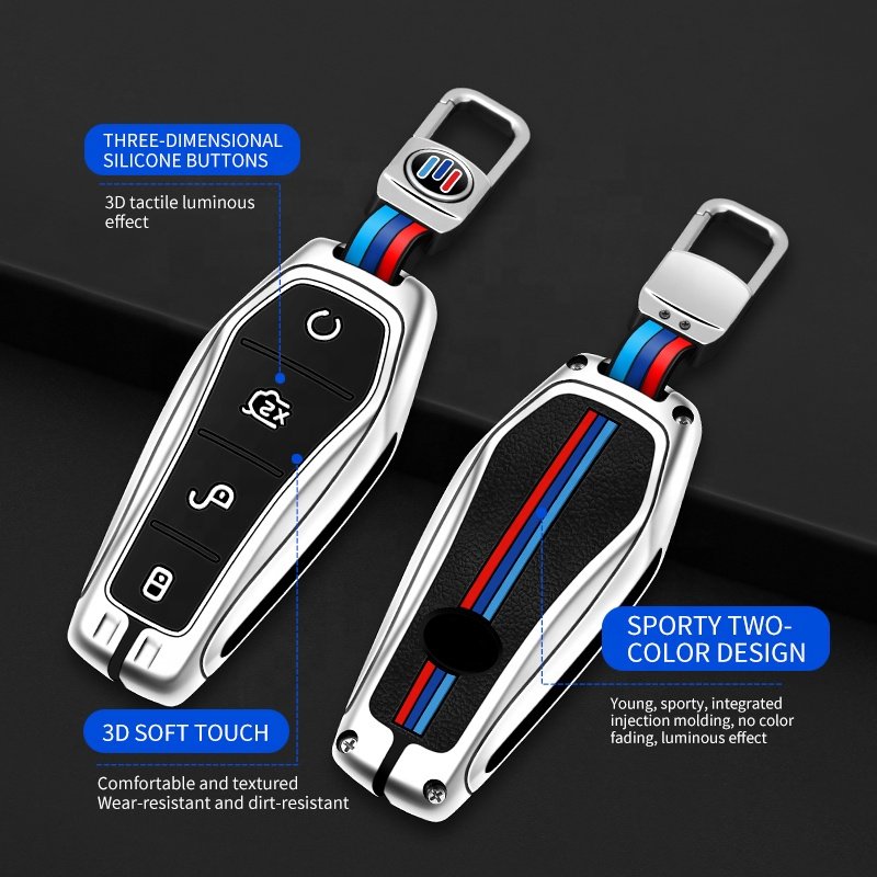 4 Buttons Case Key Bag For Byd Atto 3 Qin Plus Han Dmi Swift Byd Car Key Cover