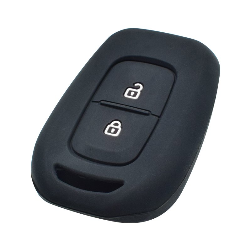 Protective Silicone Remote Car Key Case 2 buttons Cover for R-enault Remote Key Shell Protector Car Accessories