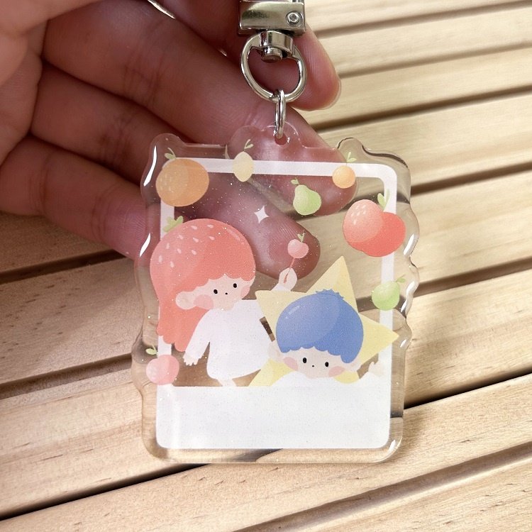 Key Rings Wholesale Automotive Keychain Llaveros Personalizados Hotel Keyring Luxury Printed Acrylic Charms