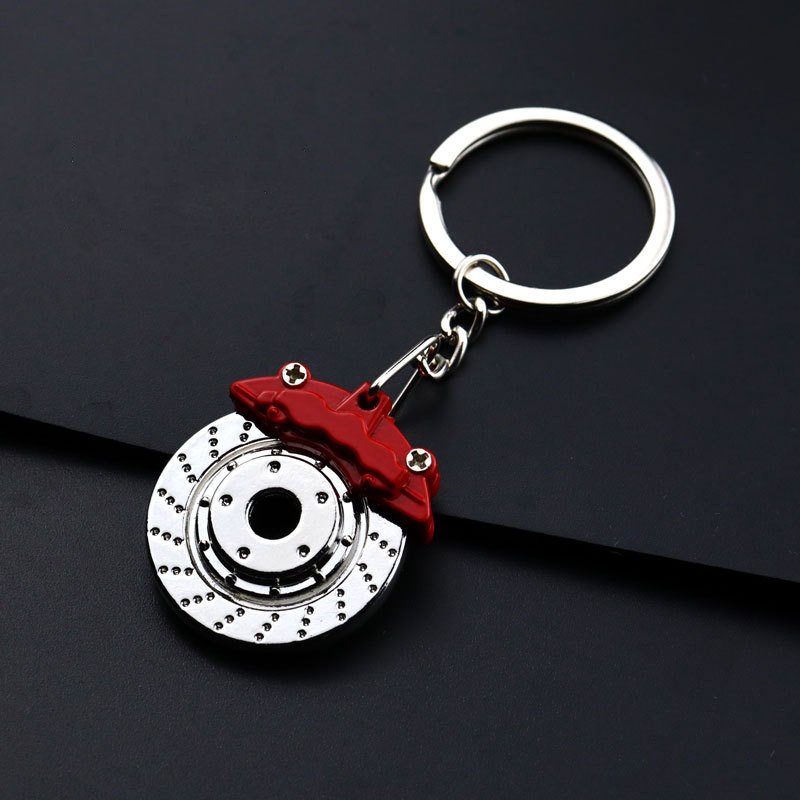 Motorcycle Mini f1 Racing Color Wheel hub Pendant Car keys Holder Keyring keychain Car Brand Personality Pendant Car Key chain