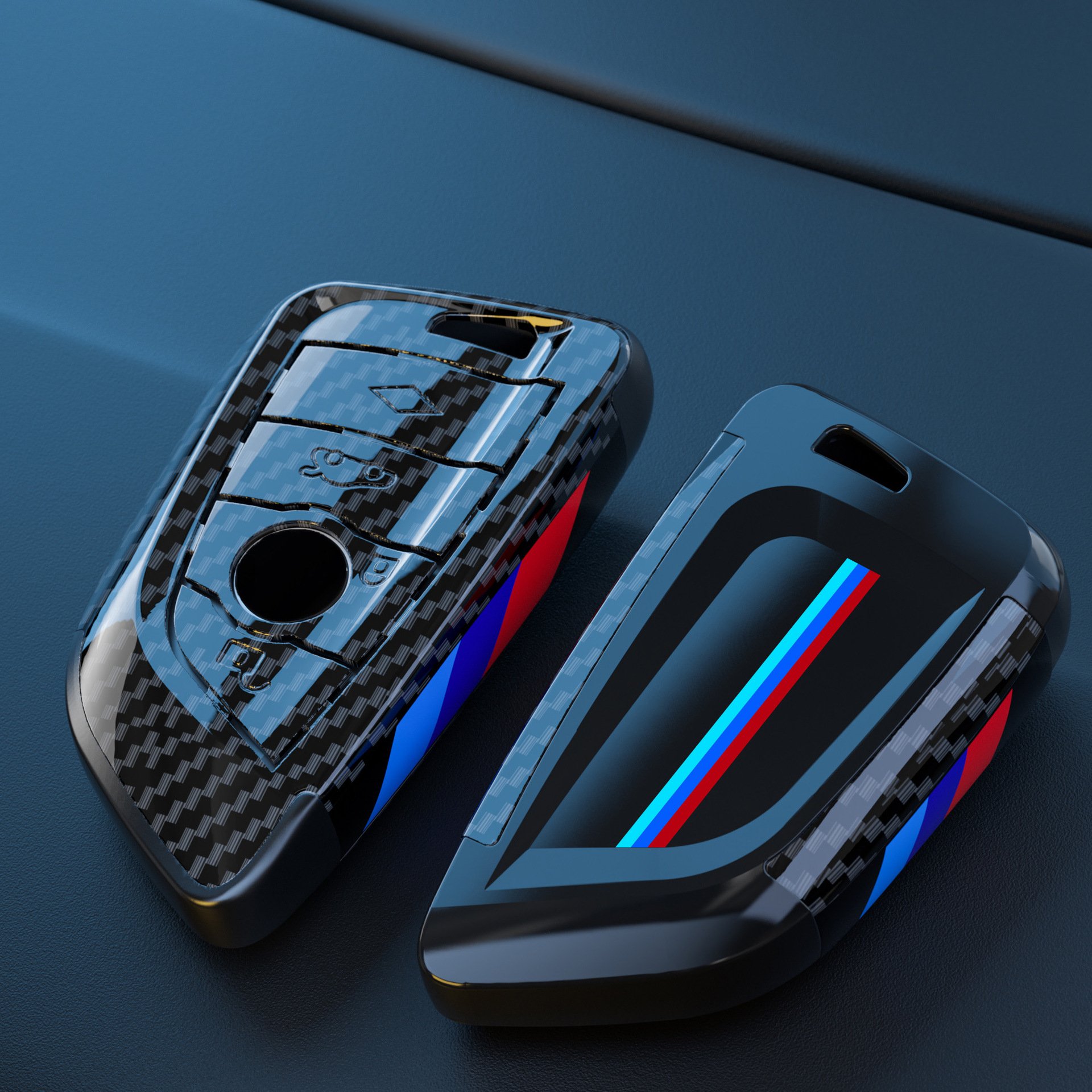 Car Remote Key Case Cover Shell For BMW X1 X2 X5 Protective Keyless Protector Bag Holder