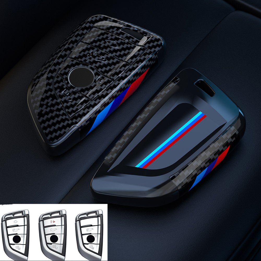 Car Remote Key Case Cover Shell For BMW X1 X2 X5 Protective Keyless Protector Bag Holder