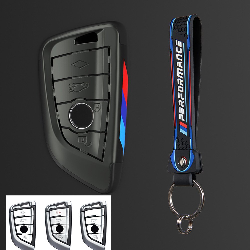 Car Remote Key Case Cover Shell For BMW X1 X2 X5 Protective Keyless Protector Bag Holder