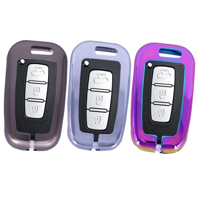 metal car key case cover zinc alloy car case shell and key accessories for hyundai car