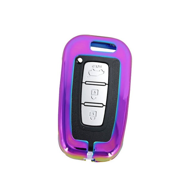 metal car key case cover zinc alloy car case shell and key accessories for hyundai car
