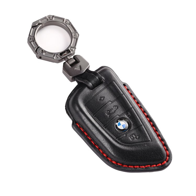 Handmade Genuine Leather Car Key Case Cover for BMW E46 M5 M6 F20 3 GT3 GT5 1 3 5 Series Car key Shell