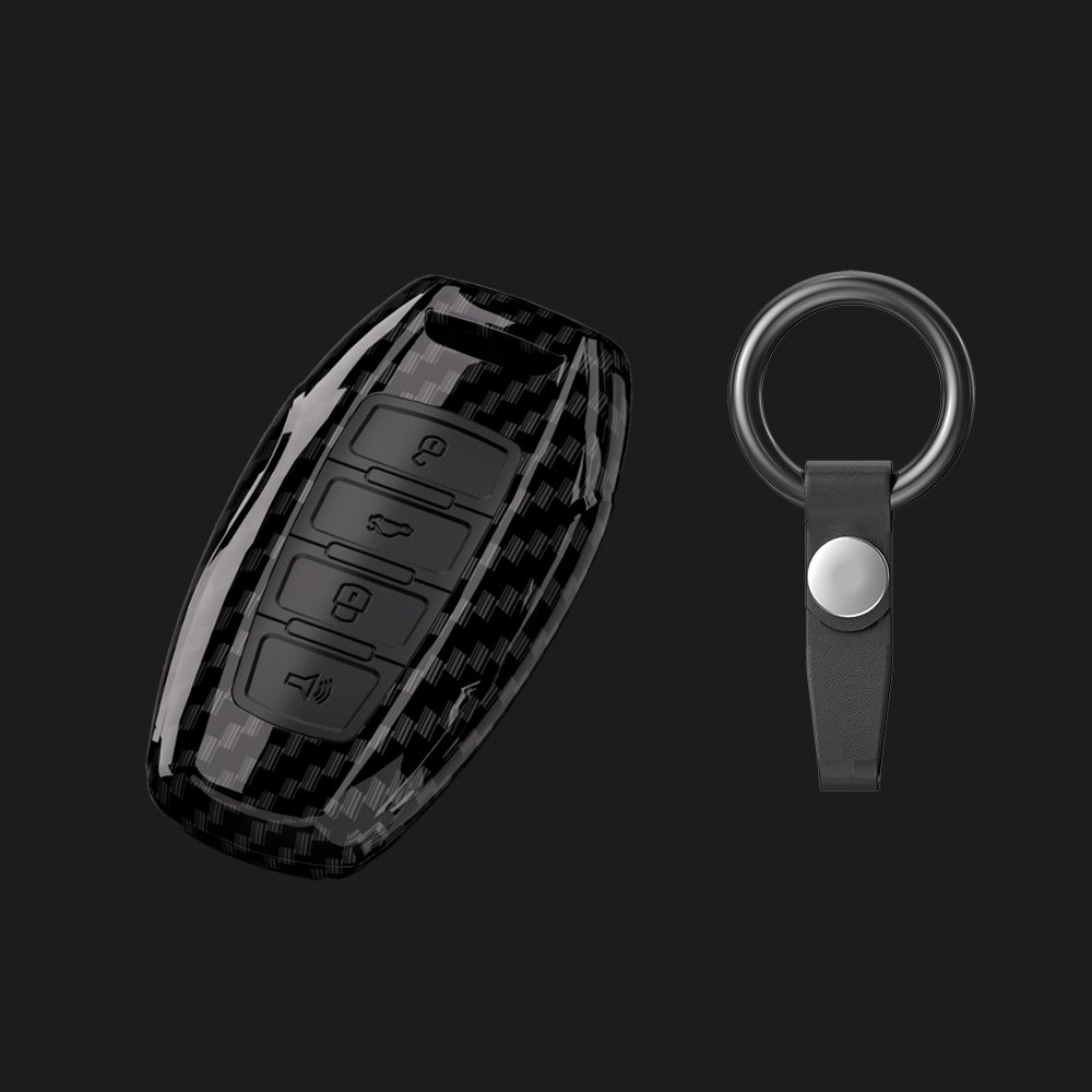 Carbon ABS Car Key Case Cover for Great Wall Haval Jolion 2022 H6 H7 H4 H9 F5 F7 F7X F7H H2S GMW Dargo Shell Fob Accessories