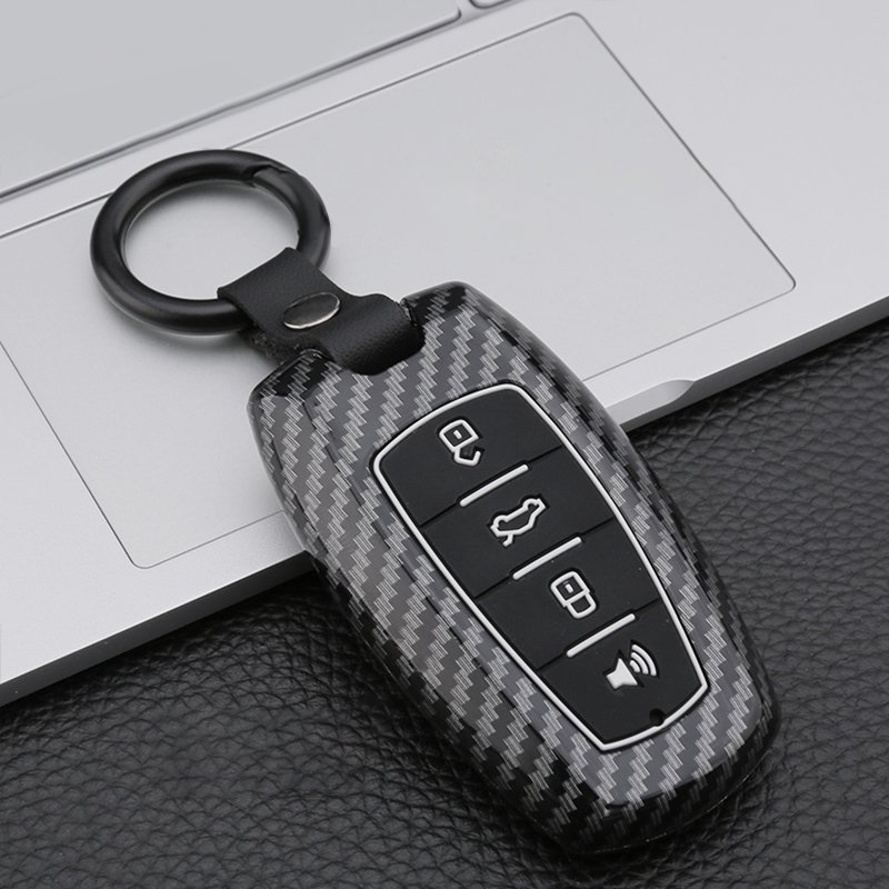 Carbon ABS Car Key Case Cover for Great Wall Haval Jolion 2022 H6 H7 H4 H9 F5 F7 F7X F7H H2S GMW Dargo Shell Fob Accessories