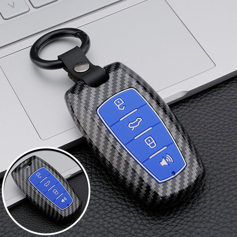 Carbon ABS Car Key Case Cover for Great Wall Haval Jolion 2022 H6 H7 H4 H9 F5 F7 F7X F7H H2S GMW Dargo Shell Fob Accessories
