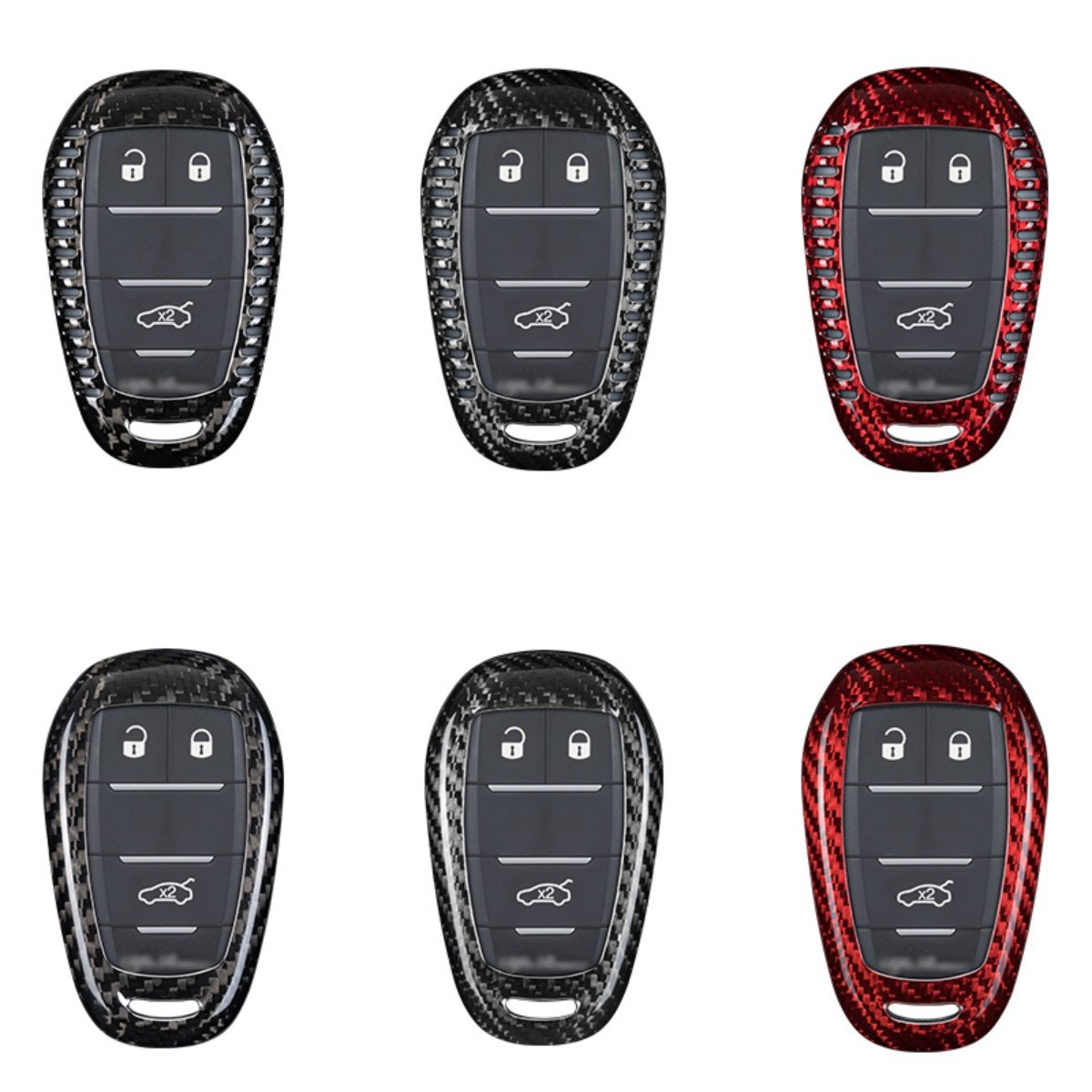 Fashion Car Key Cover For Alfa Romeo Carbon Fiber Car Key Case Car Interior Accessories Key Cover Protect Bag T-carbon