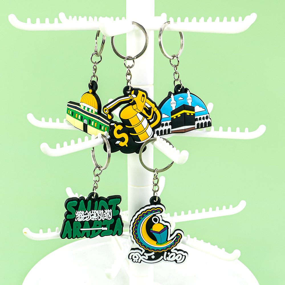 wholesale keychain hot sale Australian Middle East 2 English Mexican custom keyring key holder fit fans souvenir gift