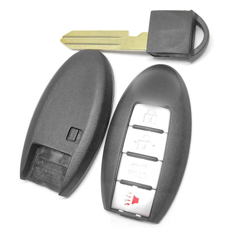 Topbest Smart Remote Key Shell Case 2/3/4 Button For N-issan Rogue Teana Sentra Versa Fob Car Keyless Entry GTR blade Key Cover