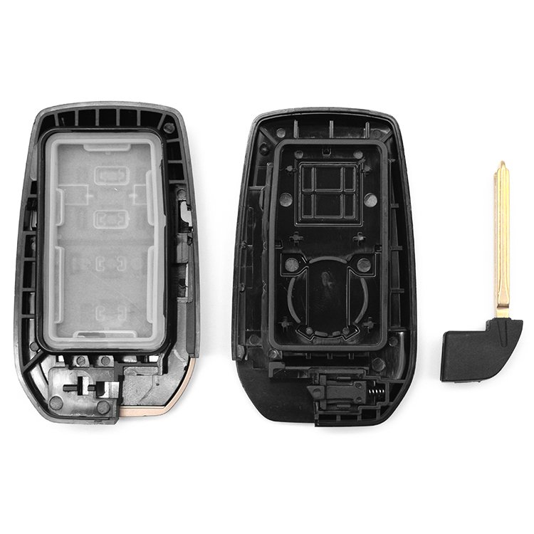 Topbest 3 buttons Blank Key Shell Remote Key Shell For T-oyota RAV4 Wish C-amry Hiac Corolla Hilux Fortuner Vehicle Keys