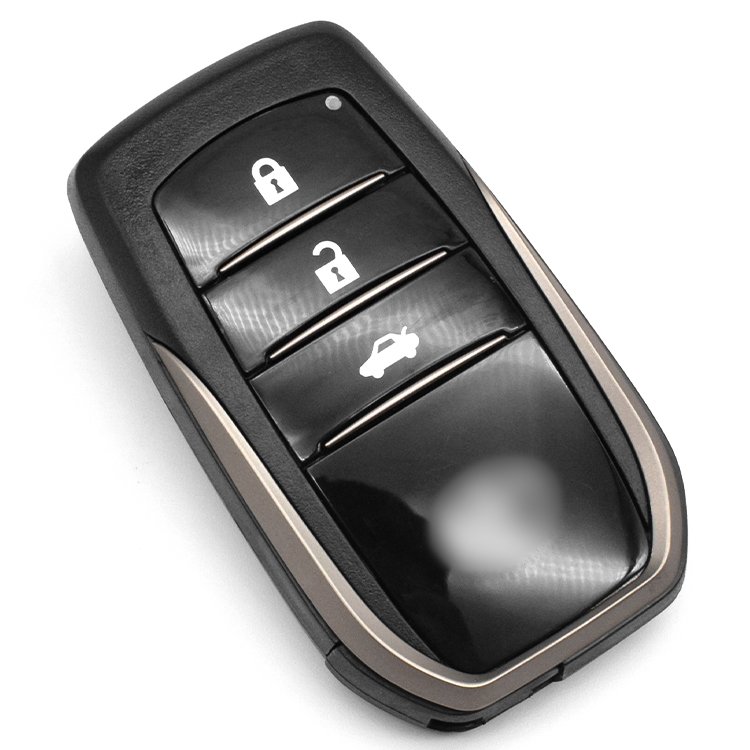 Topbest 3 buttons Blank Key Shell Remote Key Shell For T-oyota RAV4 Wish C-amry Hiac Corolla Hilux Fortuner Vehicle Keys