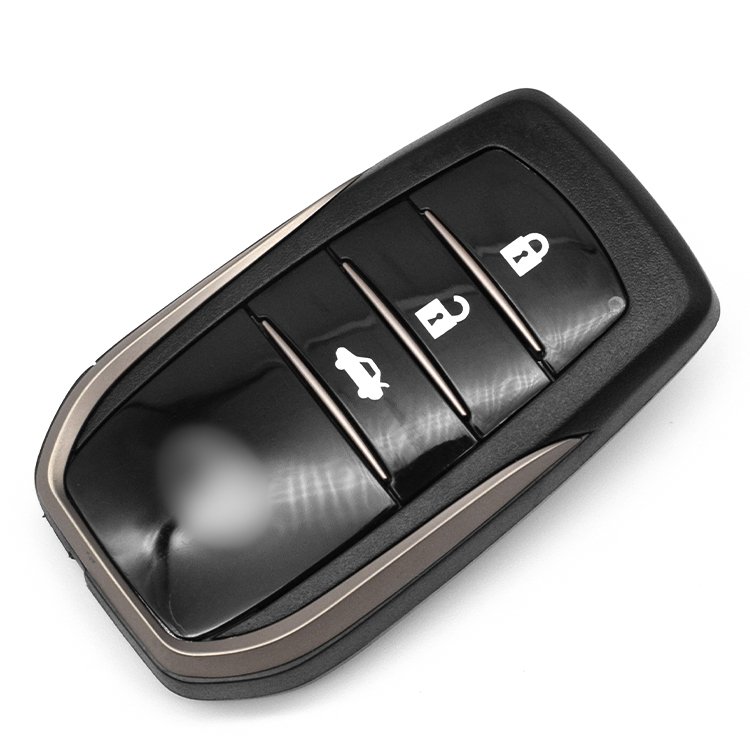 Topbest 3 buttons Blank Key Shell Remote Key Shell For T-oyota RAV4 Wish C-amry Hiac Corolla Hilux Fortuner Vehicle Keys