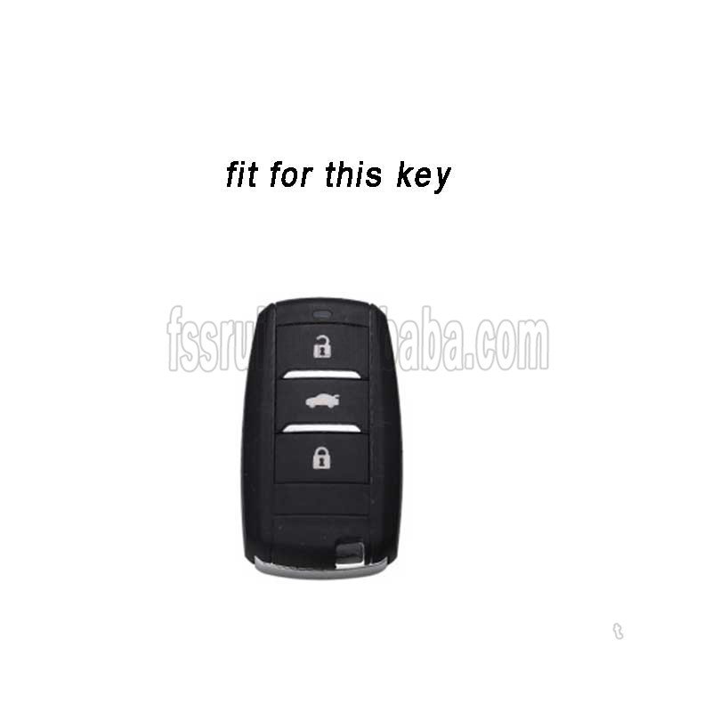 carbon fiber Car Key Case Cover for changan cs75 cs35 cs55 eado xt cx70 styling Bag Shell Protection Accessories auto interior
