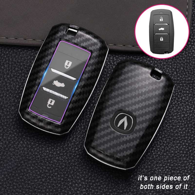 carbon fiber Car Key Case Cover for changan cs75 cs35 cs55 eado xt cx70 styling Bag Shell Protection Accessories auto interior