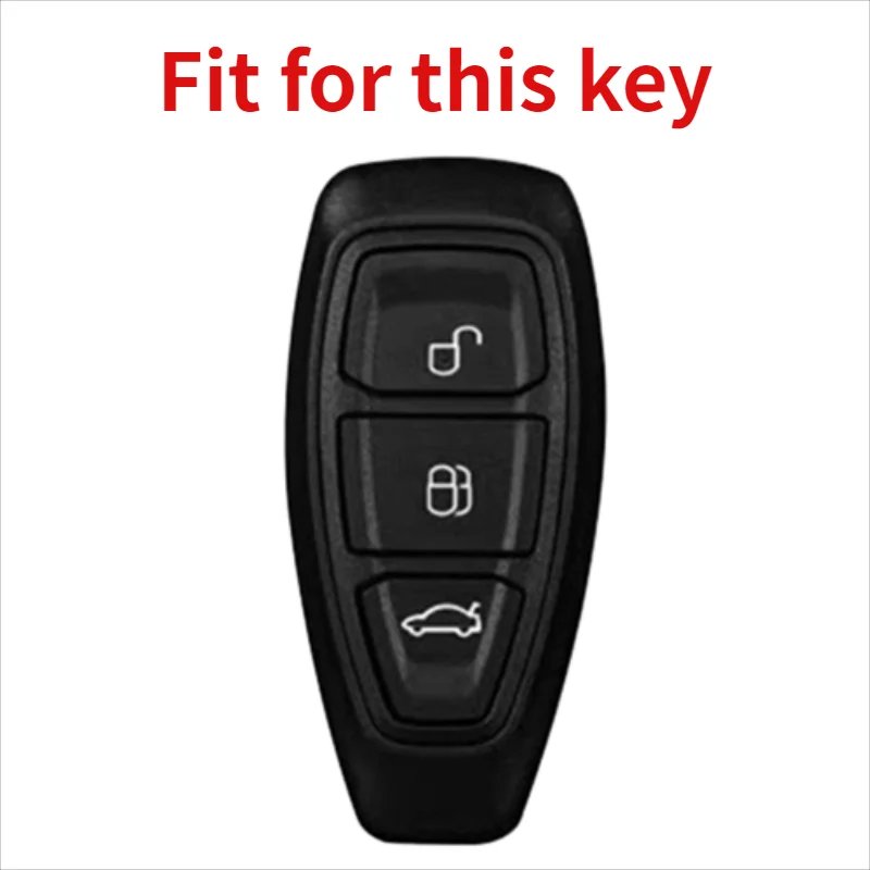 3 Button Key Case Cover For Ford Transit Custom Mondeo Fiesta Kuga ST Line MK3 Focus 3 Station Wagon Ecosport Shell Accessories