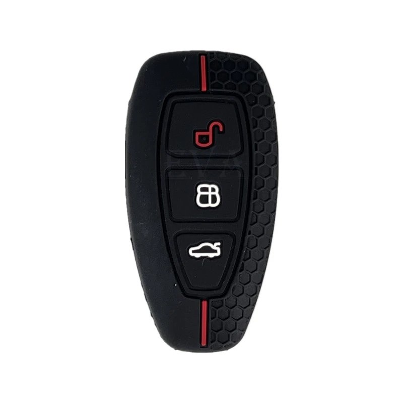 3 Button Key Case Cover For Ford Transit Custom Mondeo Fiesta Kuga ST Line MK3 Focus 3 Station Wagon Ecosport Shell Accessories