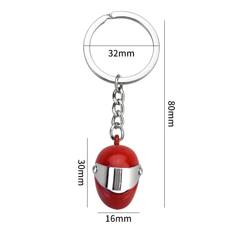 Personalized motorcycle Bicycle Accessories helmet small gift key chain Creative car advertising car key chain Keyring Keyfob