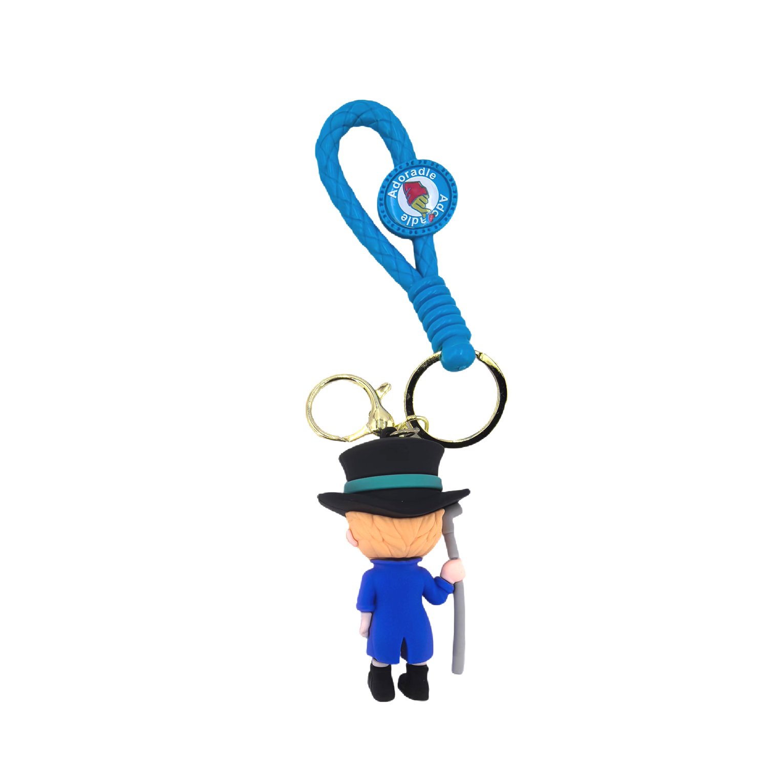 Wholesale 3D Soft pvc Keychains Wholesale Sabo pirate Anime Rubber key chain accessories custom keychain