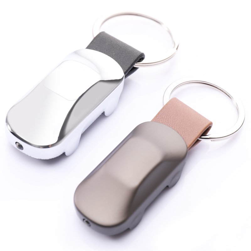 Wholesale Custom 3D Car Led Keychain with Luxury Packaging