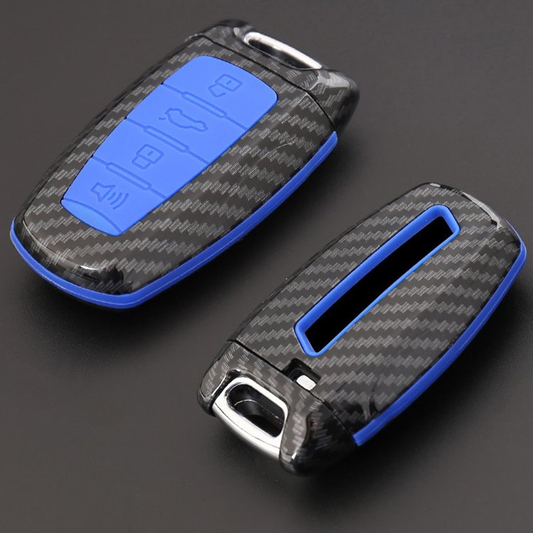 Car Remote ABS carbon fiber Key Case Cover Keychain For HAVAL H6