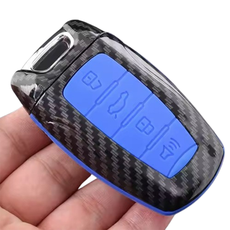 Car Remote ABS carbon fiber Key Case Cover Keychain For HAVAL H6