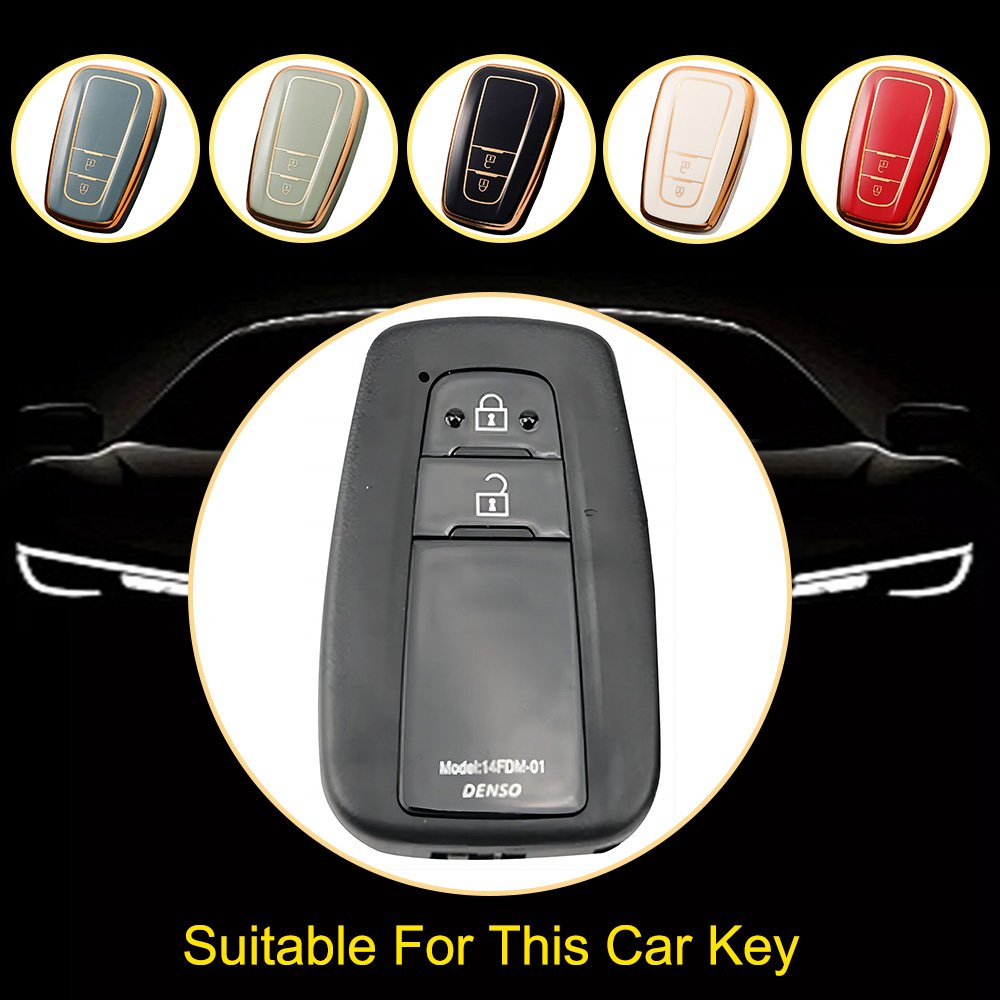 Innofit TOB2T1 Key Fob Case TPU Brand Supplier Stock For Toyota Lu Fang Crown Hot Sale Low Price Auto Clef Accessories
