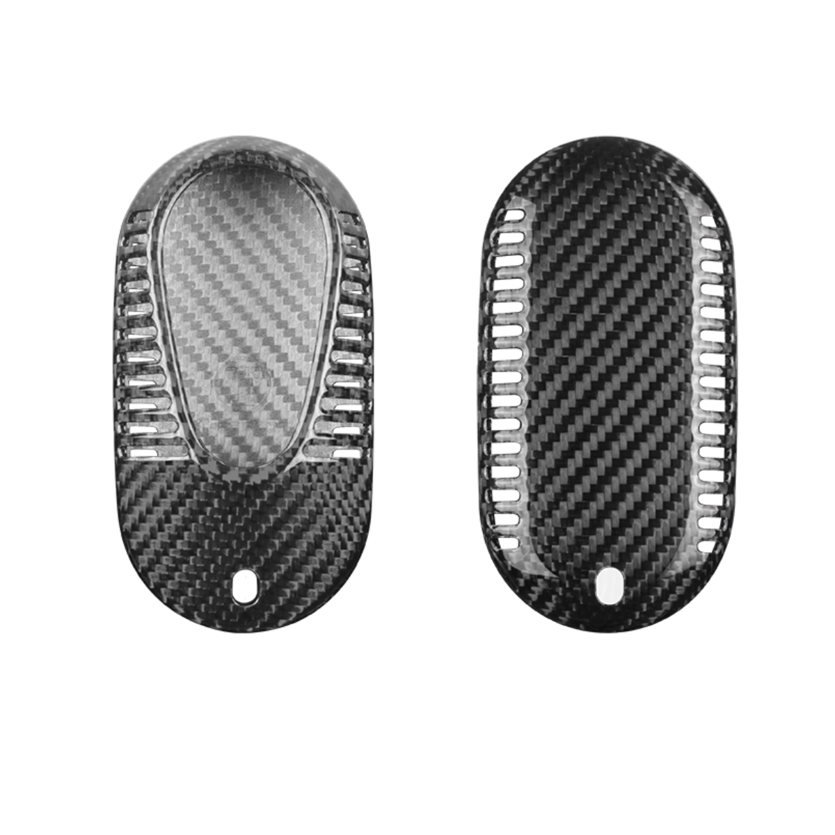 Car Key Cases For Benz S 400L Carbon Fiber Car Key Case Interior Accessories T-carbon Key Cover Fashion Styling Car Key Cover