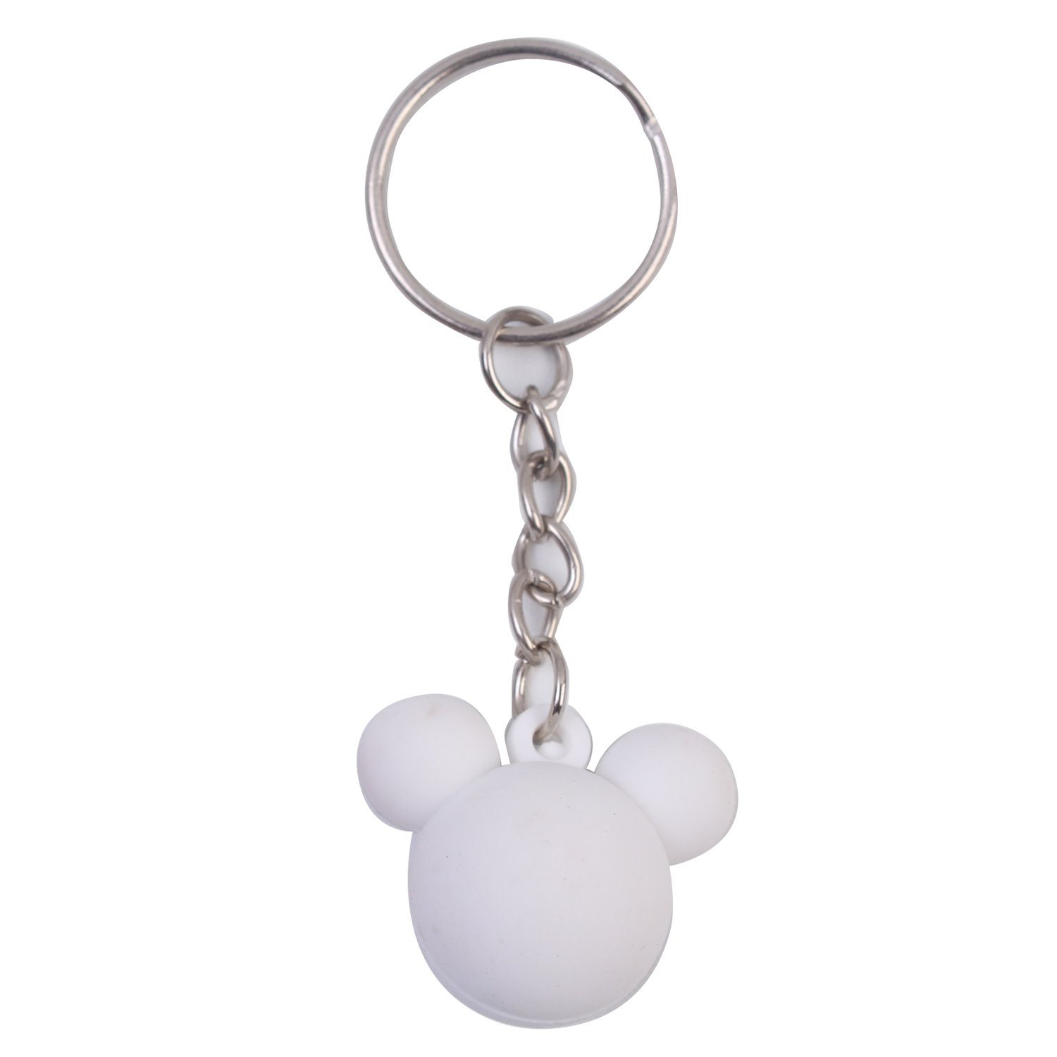 New Arrival 3D Mickey Head Key Chain Wholesale Cartoon PVC Rubber Key Chains Custom 3D/2D Key Ring Accessories Promotion Gifts
