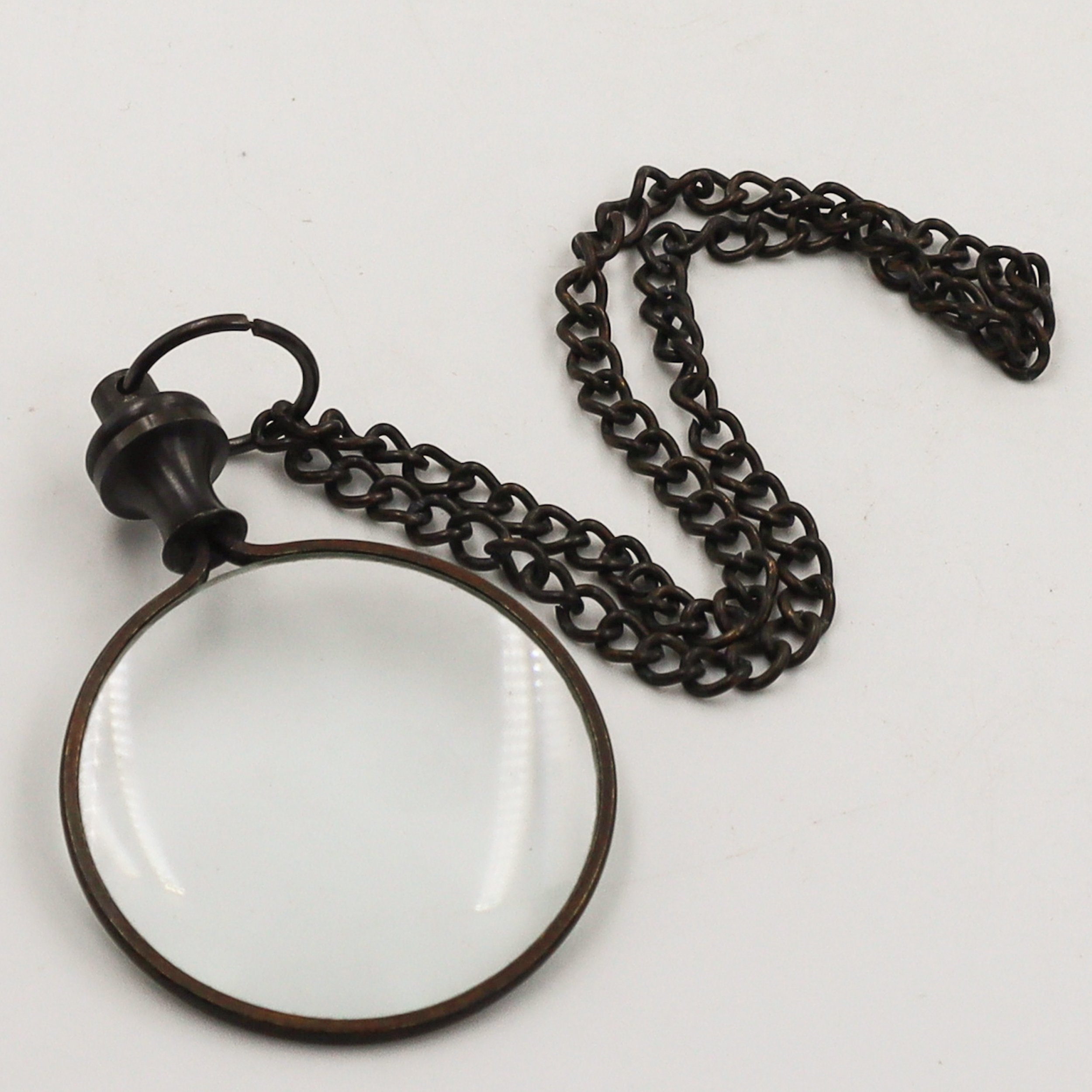 Portable Key Chain Magnifier Glass with Gift for Her Magnifying Metal Keychain for Reading