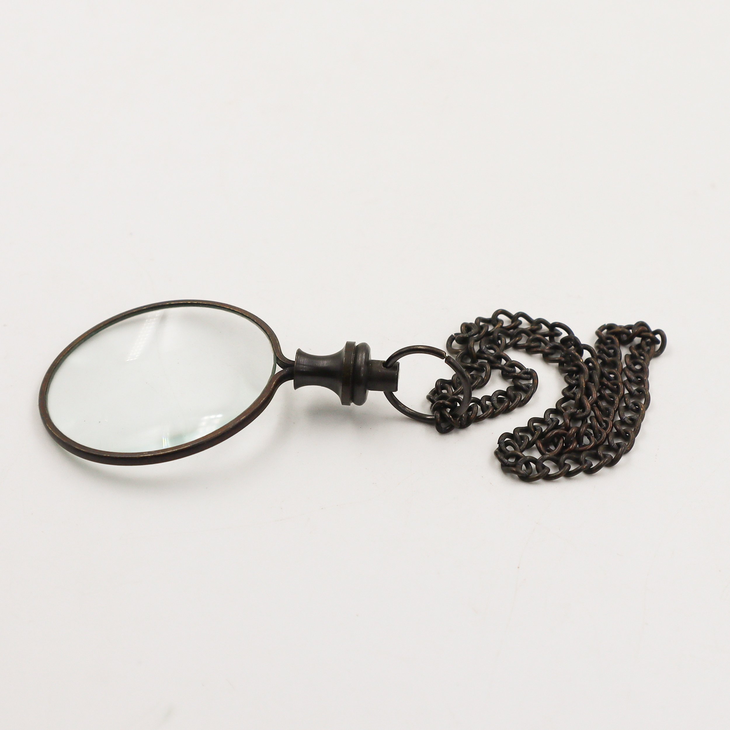 Portable Key Chain Magnifier Glass with Gift for Her Magnifying Metal Keychain for Reading