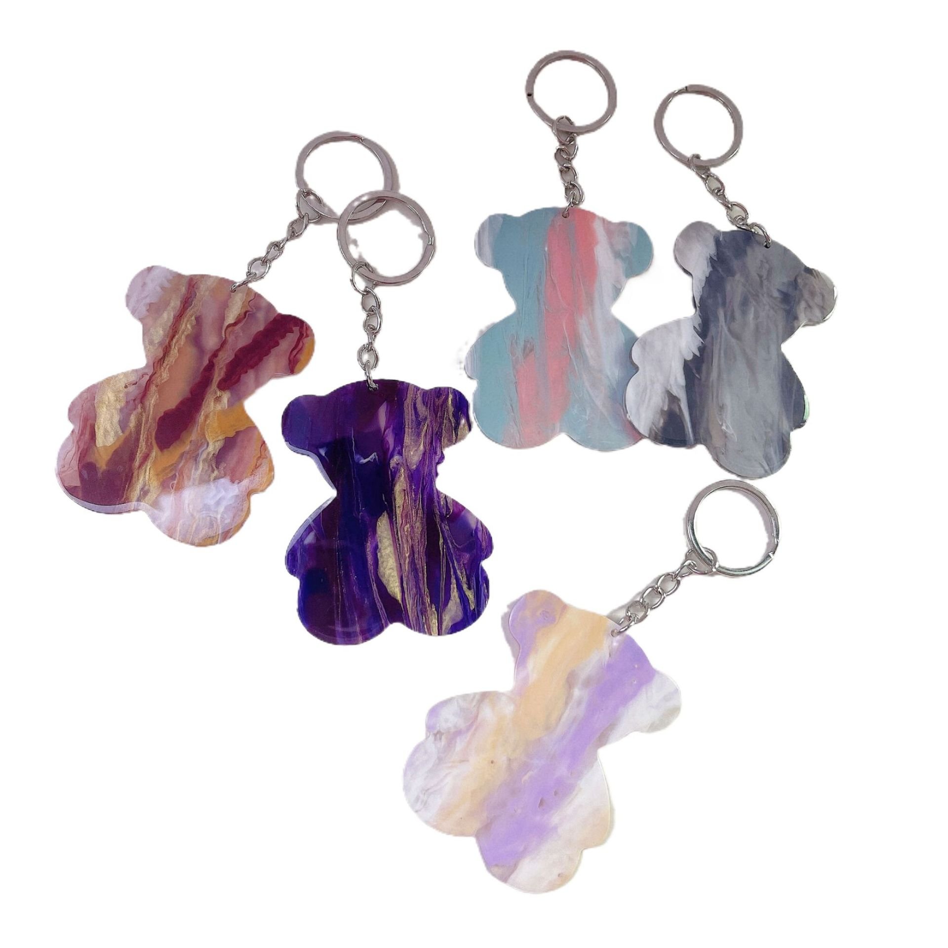 Custom Shape logo ABS motel keychain custom retro vintage motel room hotel keychain motel blank keyring advertising gift