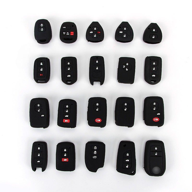 High Quality Toyota Camry/Lexus/Crown Remote Key Cover Silicone Car Key Cover Silicone Key Cover