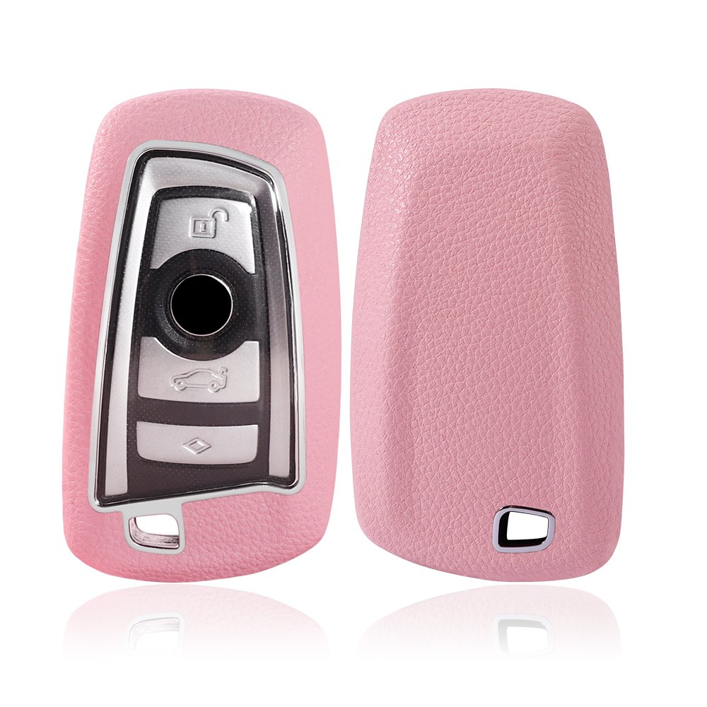 For BMW leather Key Fob Cover 2/3 button key shell fit for BMW 1 series / 2 series / 3 series key cover