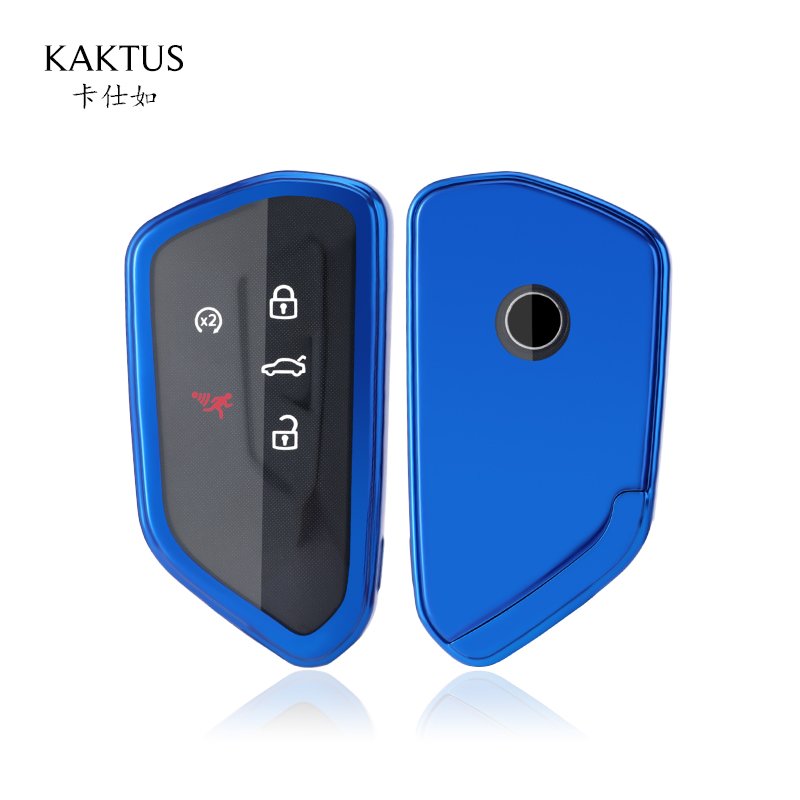 Hot sales full coverage soft TPU Car Key Accessories for Volkswagen Golf 8/Teramont ID.3/ID.4X/ID.6X/ID.4 CROZZ/TALAGON