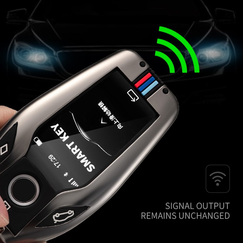 Custom Car Key Accessories Zinc Alloy+Silicone Car Key Case Cover Remote Key Shell Protector Fit for Bmw X1 X3 X5 X6