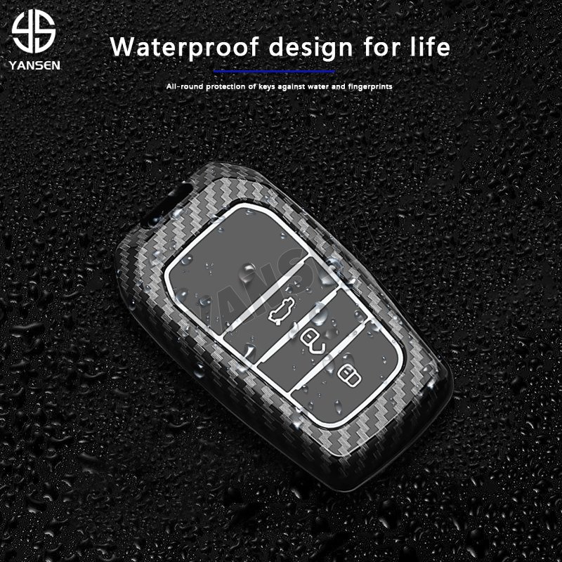 ABS Carbon fiber Remote Car Key For Toyota CHR C-HR RAV4 Land Cruiser Prado Camry Corolla