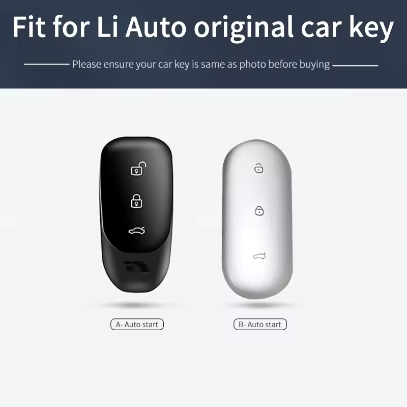 luxury Zinc Alloy metal car Key Case Smart Key Fob Case Cover For LiXiang L9 L8 L7 Alcantara accessories