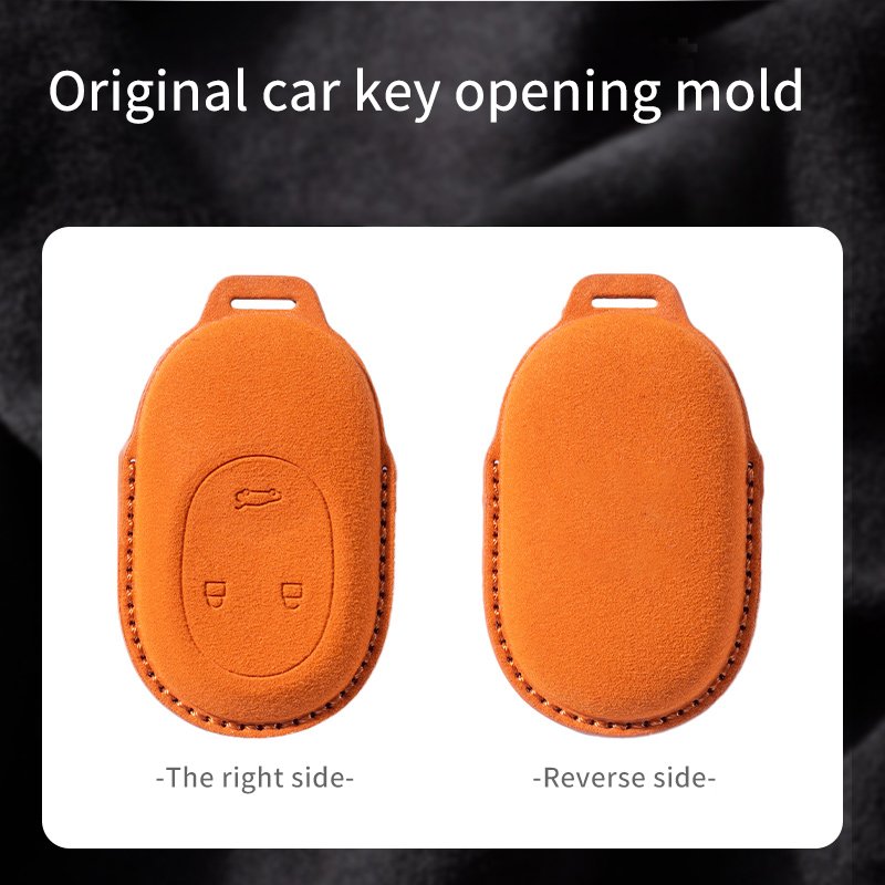 weilaiES6 ET5 ET5T EC6 ES8 ET7 ES7 EC7 Flip Fur Car Key Holder Car Remote Key Case Car InteriorsAuto Parts