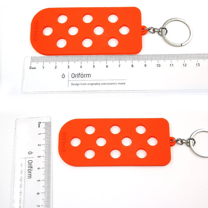 new PVC Fluorescent keychain shoe charms can be mounted on the key rings fit car keys accessories bag trinket wholesale custom