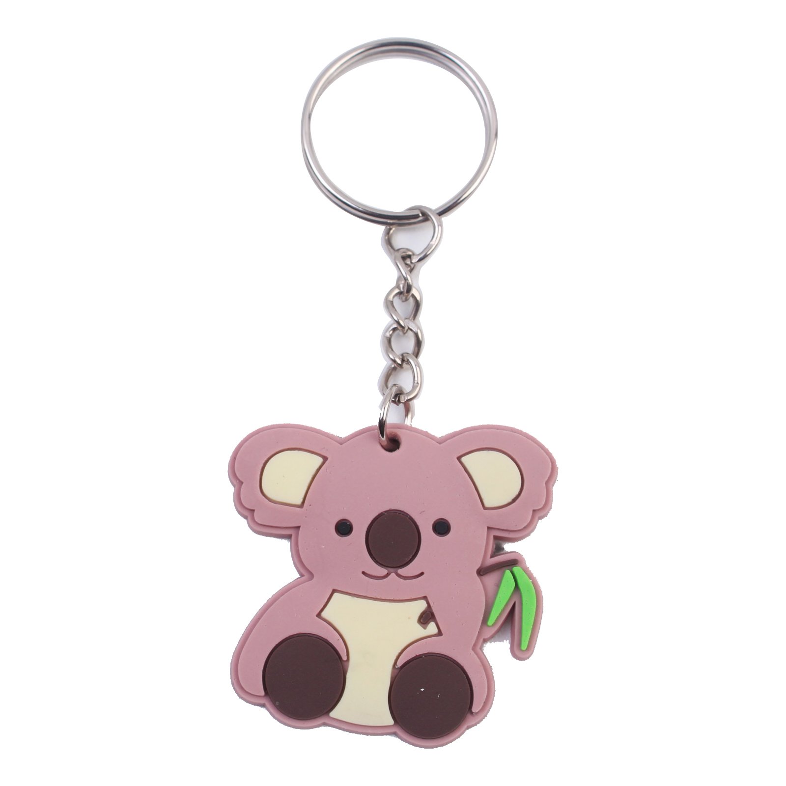 2024 New arrive PVC rubber festival promotional gift key chains Wholesale cartoon Animal key ring custom design Bag pendant