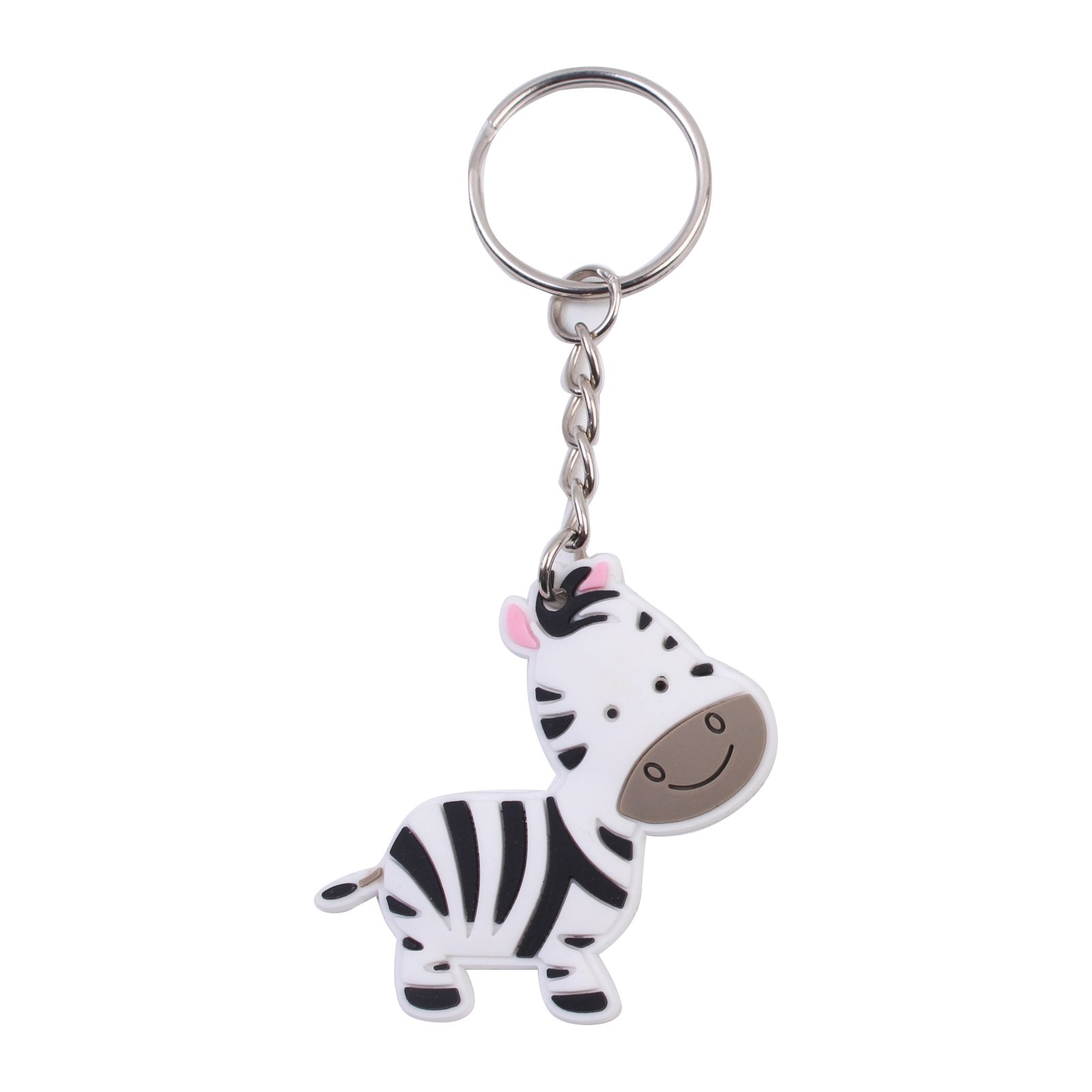 2024 New arrive PVC rubber festival promotional gift key chains Wholesale cartoon Animal key ring custom design Bag pendant