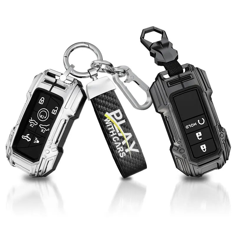 New Metal Carbon Fiber Car Key Case Cover Shell For GAC New Energy Trumpchi Aion S V Y LX GS7 GS8 GM8 GS5 GA6 GM6 Accessories
