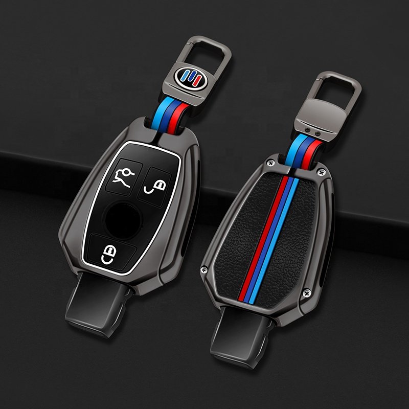 For Metal 2024 Universal Mercedes Benz Shell China Wholesale Car Key Cover Case Silicone