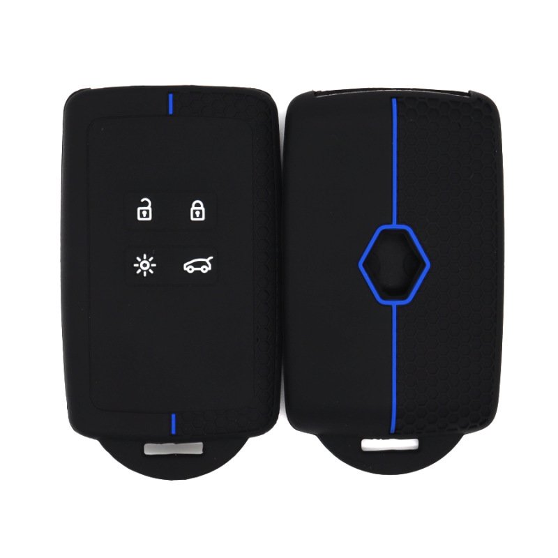4 Button Silicone Car Case Key Cover For Renault Clio Scenic Megane Duster Sandero Captur Twingo Modus Remote Shell Accessories