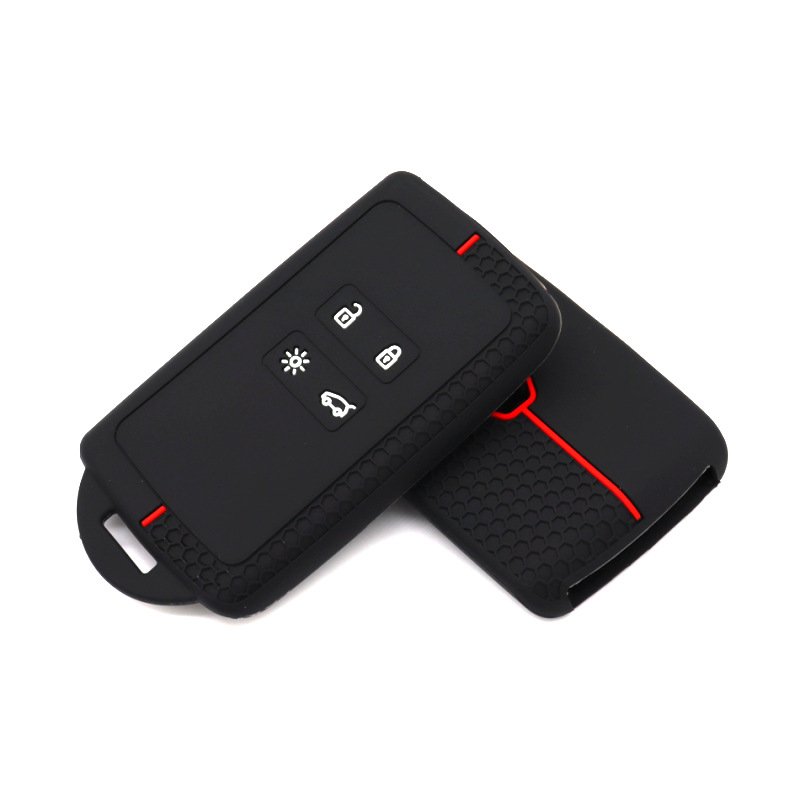 4 Button Silicone Car Case Key Cover For Renault Clio Scenic Megane Duster Sandero Captur Twingo Modus Remote Shell Accessories